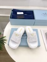 PRADA raffia slippers - Image 2