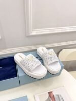 PRADA raffia slippers - Image 11