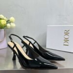 DIOR pointed solid color high heels Heel height: 8cm - Image 8