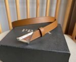 PRADA The latest belt in the counter high-end version width 2cm - Image 11