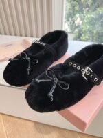 miumiu New loafers thickened encrypted wool advanced version - Image 19