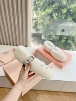 miumiu New loafers thickened encrypted wool advanced version - Image 10