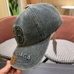 Balenciaga new denim baseball cap - Image 6