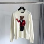 Ralph Lauren Bear Sweater Fashion Casual Knit Sweater - Image 16