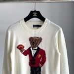 Ralph Lauren Bear Sweater Fashion Casual Knit Sweater - Image 13
