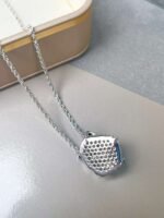Boucheron cat necklace white diamonds set in white gold - Image 2