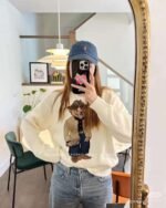 Ralph Lauren Autumn and Winter Cartoon Bear Sweater Cashmere Material - Image 26