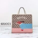 GUCCI puppy print handbag, premium version. Dimensions: 28.5 x 25 x 11 cm - Image 6
