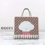 GUCCI puppy print handbag, premium version. Dimensions: 28.5 x 25 x 11 cm - Image 4