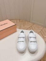 Acne Studios thick-soled Velcro smiley face white sneakers - Image 7