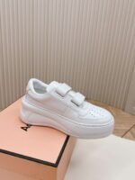 Acne Studios thick-soled Velcro smiley face white sneakers - Image 5