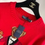 Ralph Lauren Bear Sweater Fashion Casual Knit Sweater - Image 6