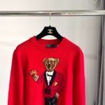 Ralph Lauren Bear Sweater Fashion Casual Knit Sweater - Image 4