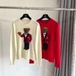 Ralph Lauren Bear Sweater Fashion Casual Knit Sweater