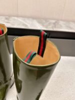 GUCCI casual Kelly knight boots catwalk style advanced version 1:1 inner cowhide material - Image 7