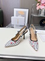 Dior Embroidered High Heels - Image 6