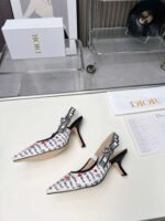 Dior Embroidered High Heels - Image 3