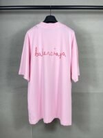 BALENCIAGA heart letter print short-sleeved T-shirt - Image 3