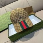 Gucci classic baseball cap original neat flower pair - Image 9