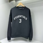 ESSENTIALS Round neck long sleeved sports hoodie - Image 6