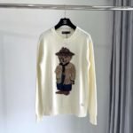 Ralph Lauren Autumn and Winter Cartoon Bear Sweater Cashmere Material - Image 21