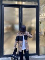 Burberry patchwork plaid jacket jacket