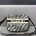 DIOR Embroidered shoulder crossbody bag