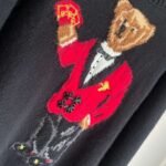 Ralph Lauren Bear Sweater Fashion Casual Knit Sweater - Image 21