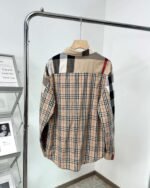 Burberry Contrast color panel long sleeve shirt - Image 4