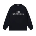 Balenciaga mosaic logo print sweatshirt - Image 9