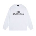 Balenciaga mosaic logo print sweatshirt - Image 8