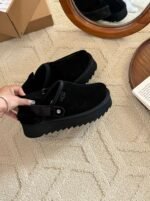UGG Lana Kroger shoes thick-soled 4.45cm back two-way wool slippers - Image 9