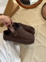 UGG Lana Kroger shoes thick-soled 4.45cm back two-way wool slippers - Image 6