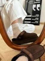 UGG Lana Kroger shoes thick-soled 4.45cm back two-way wool slippers - Image 4