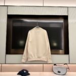 MLB air layer woven tape jacket stand up collar cardigan overcoat - Image 6