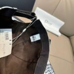 Christian Dior CAP silkscreen, retro original canvas + top leather - Image 9