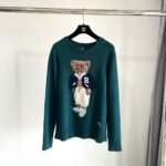 Ralph Lauren Autumn and Winter Cartoon Bear Sweater Cashmere Material - Image 17