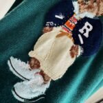 Ralph Lauren Autumn and Winter Cartoon Bear Sweater Cashmere Material - Image 20