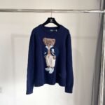 Ralph Lauren Autumn and Winter Cartoon Bear Sweater Cashmere Material - Image 11