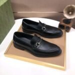 GUCCI men’s leather shoes sheepskin lining 38-44 - Image 8