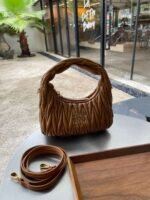 miumiu Lambskin Tote Bag - Image 3