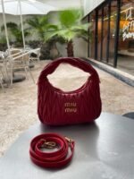 miumiu Lambskin Tote Bag - Image 8