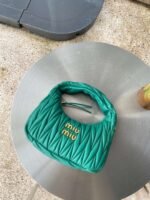 miumiu Lambskin Tote Bag - Image 14