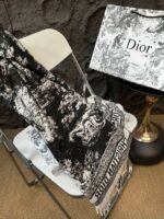 DIOR Autumn and Winter Scarf - Image 4