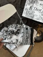 DIOR Autumn and Winter Scarf - Image 3