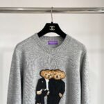 Ralph Lauren Autumn and Winter Cartoon Bear Sweater Cashmere Material - Image 10