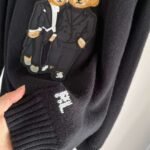 Ralph Lauren Bear Sweater Fashion Casual Knit Sweater - Image 5