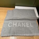 CHANEL 100% cashmere premium version official website 1:1 scarf 45x185cm - Image 10