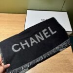 CHANEL 100% cashmere premium version official website 1:1 scarf 45x185cm - Image 3