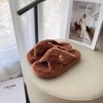 Celine 2025 top counter autumn and winter new cotton slippers - Image 12